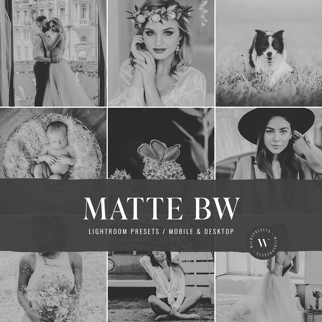 The Matte BW Preset Collection