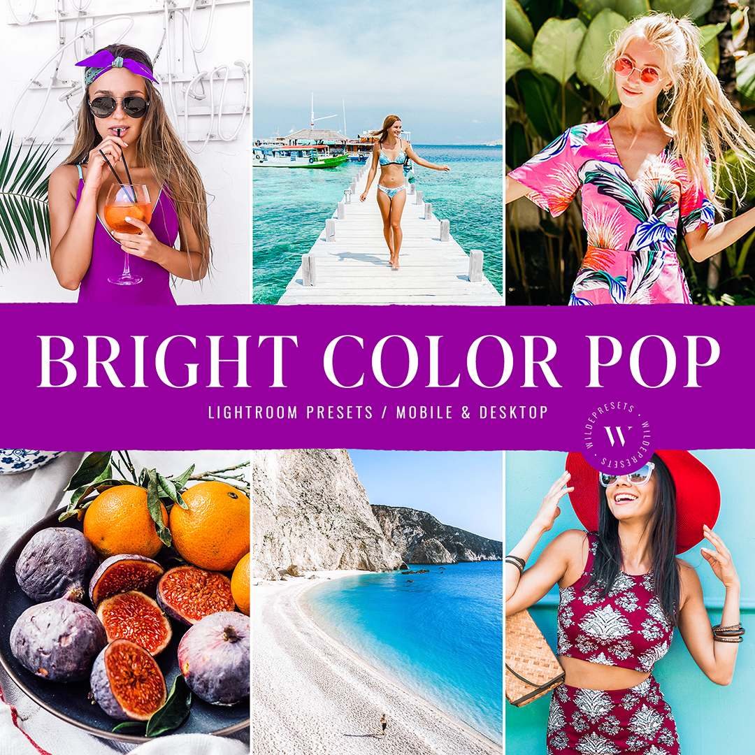 The Bright Color Pop Preset Collection