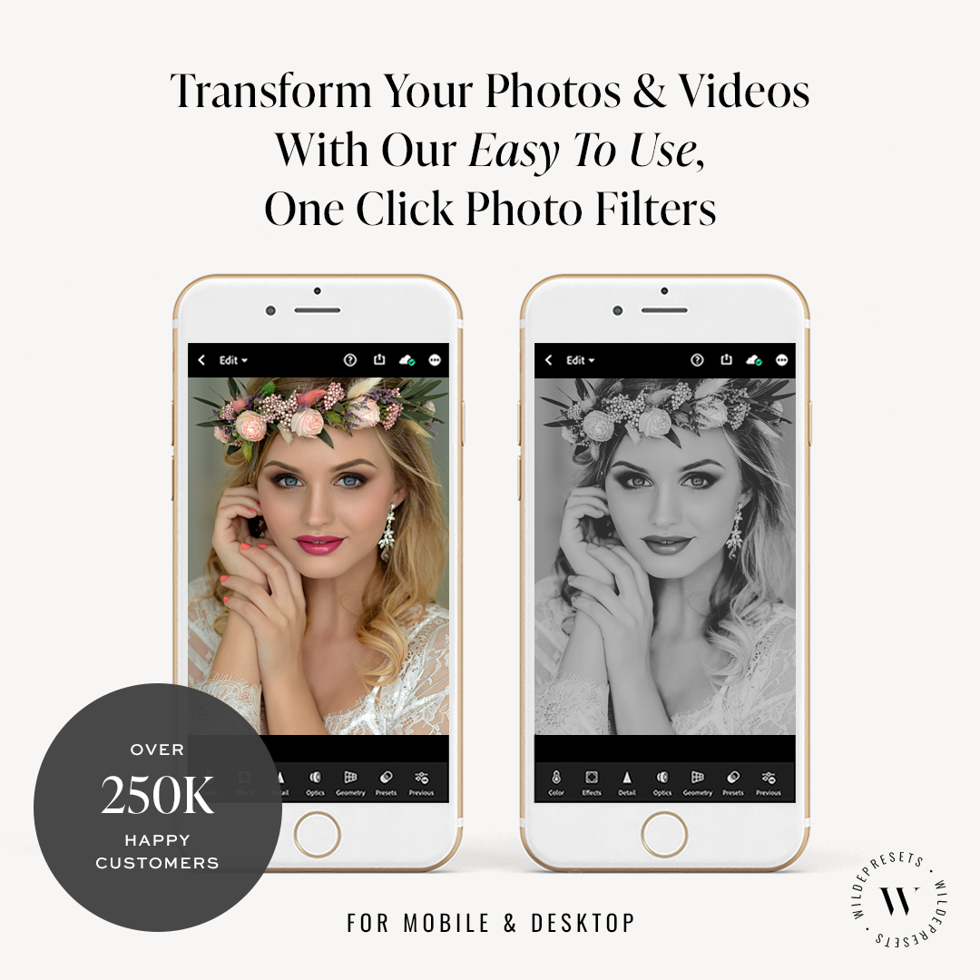 The Matte BW Preset Collection