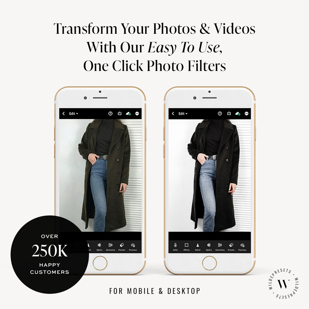 The Modern Black Preset Collection