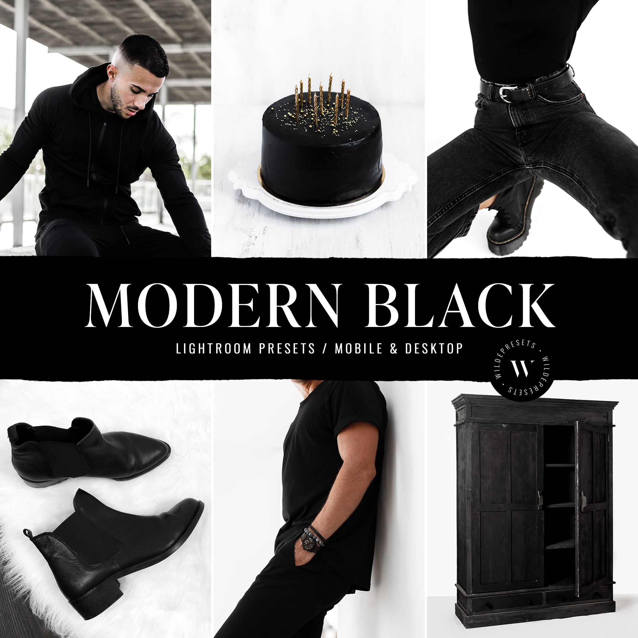 The Modern Black Preset Collection