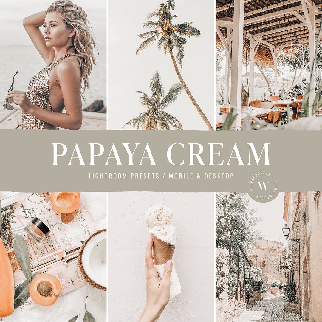 The Papaya Cream Preset Collection