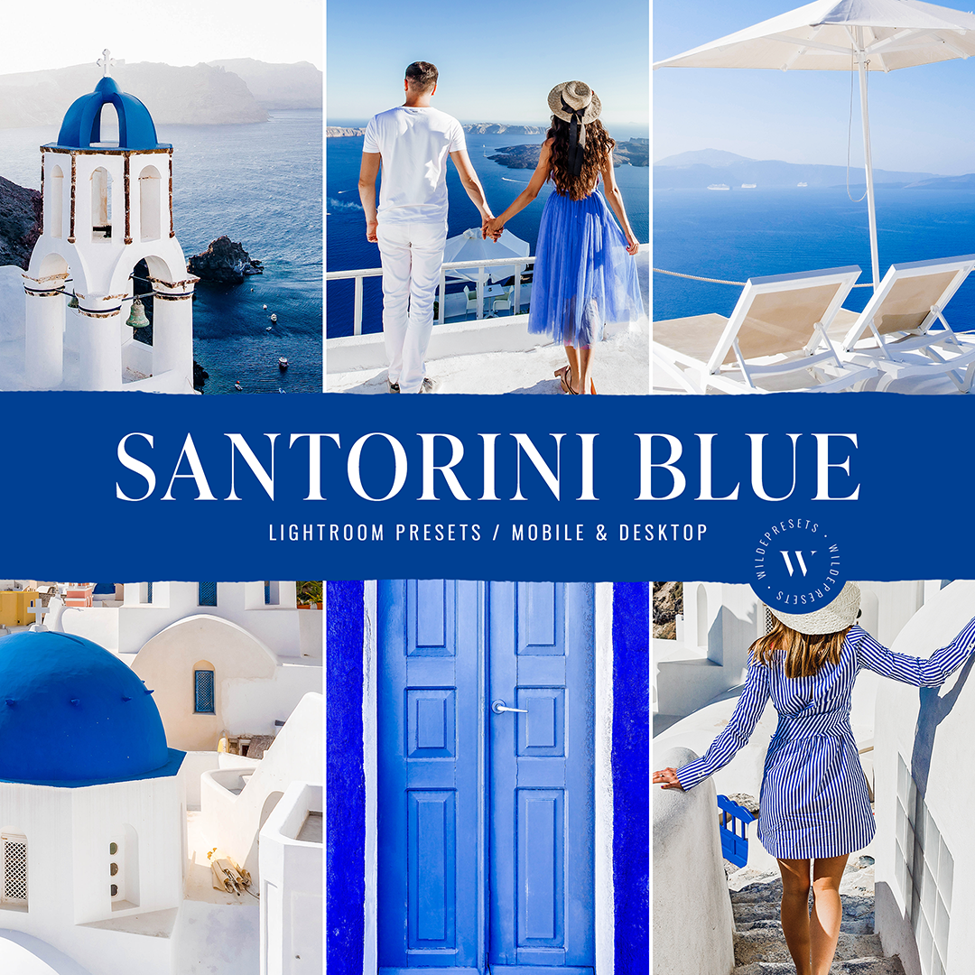 The Santorini Blue Preset Collection