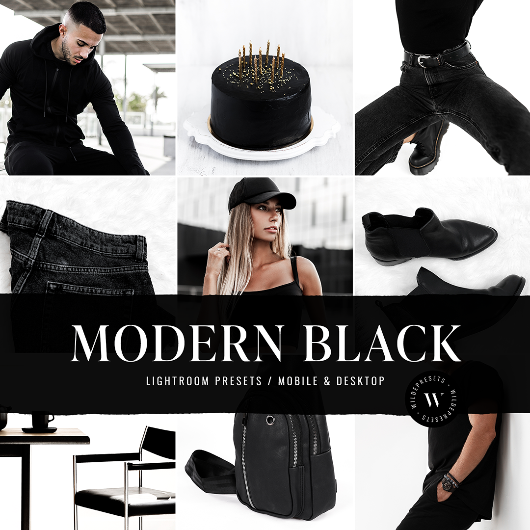 The Modern Black Preset Collection