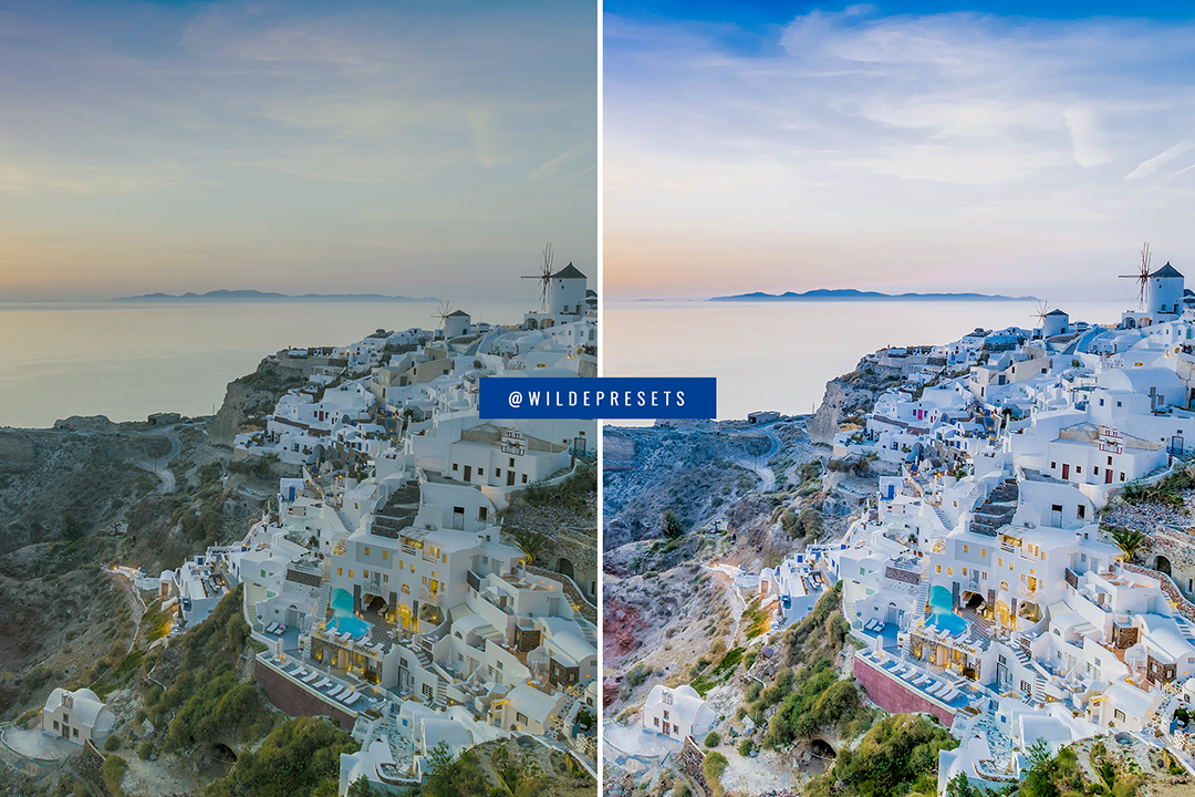 The Santorini Blue Preset Collection