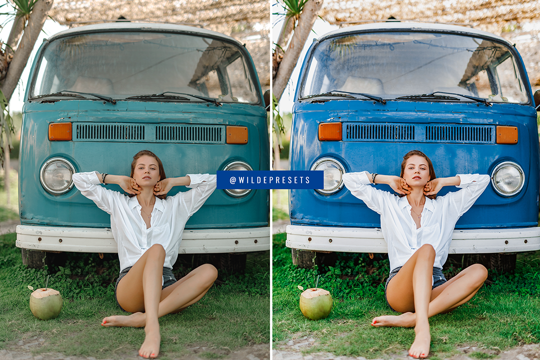 The Santorini Blue Preset Collection