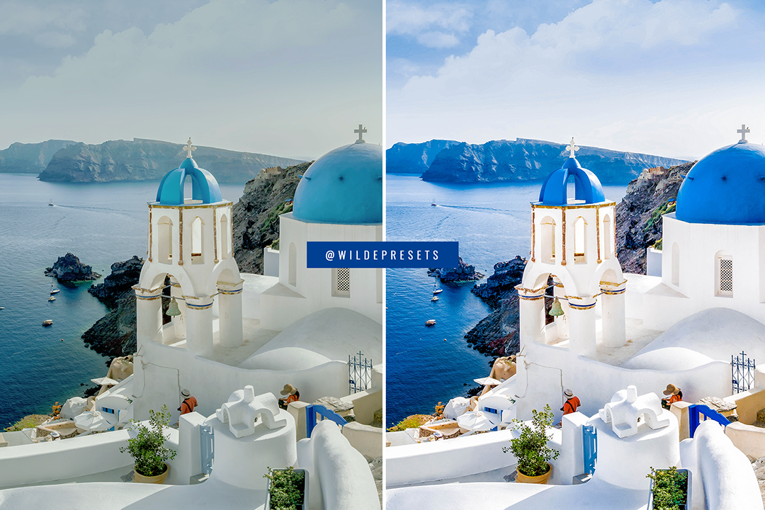 The Santorini Blue Preset Collection