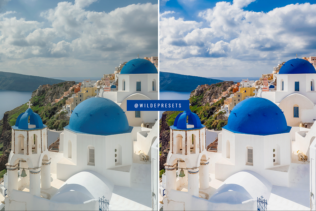 The Santorini Blue Preset Collection