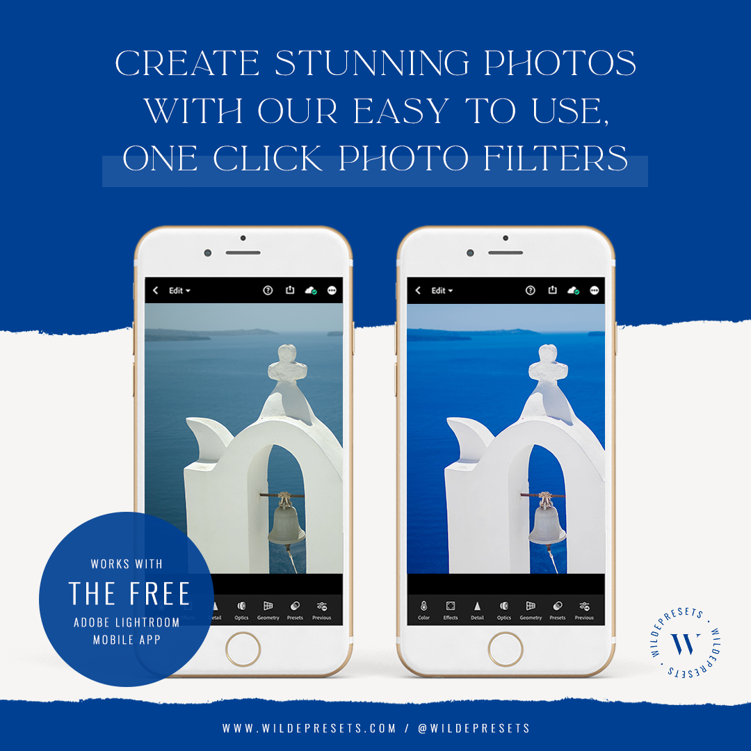 The Santorini Blue Preset Collection
